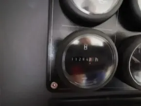 Close-up of hour meter on 2017 Leopard 51 Powercat showing 11284 hours.