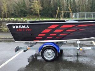 Brema 450 Aluminium Boat + Trailer