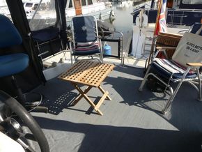 Aquanaut Unico Line 1100 AK live aboard dutch steel cruiser - Cockpit