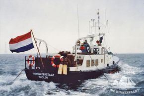 Varend Woonschip ex RWS vlet 14.78