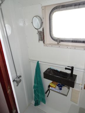 Varend Woonschip ex RWS vlet 14.78