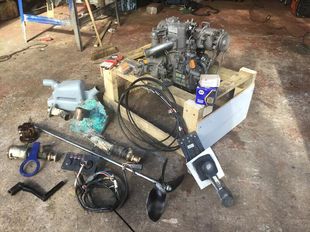 YANMAR 1GM10 8hp MARINE DIESEL ENGINE
