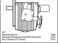 NEW Volvo Penta MS25A 2.74 Marine Gearbox