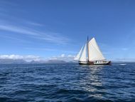 Fast sailing barge and family home