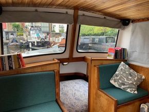Wheelhouse looking toward main berth