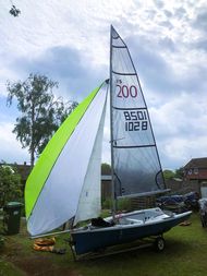 Fantastic condition RS200 Sail no.1028