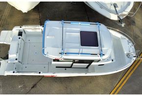 Merry Fisher 795 Sport - in stock at Morgan Marine - overhead view of wheelhouse roof