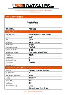 Tollhouse Boat Details Form 1