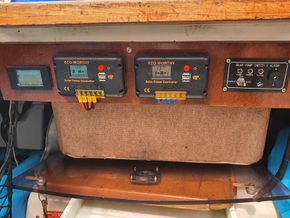 Solar panel controllers and bilge pump switch