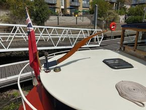 Dutch Barge 18m with London Mooring - Aft Deck