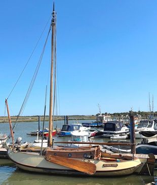 30ft Gipon Schokker Steel Dutch sailing Barge Yacht, 1976