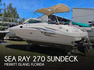 2002 Sea Ray 270 Sundeck