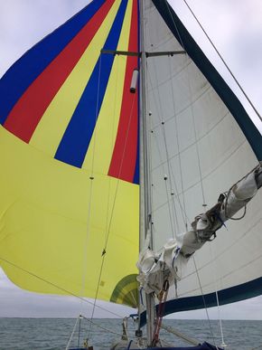 Gosse-winging Genoa & asymmetric