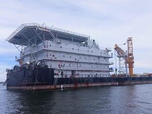 Accommodation Work Barge - 300 Pax 68 T Crane