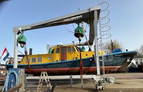 Varend Woonschip ex RWS vlet 14.78
