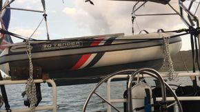3D Tender RIB on davits