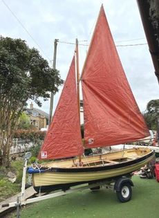 Jeckells Red Sail Bag For Sailing Dinghy Boat 