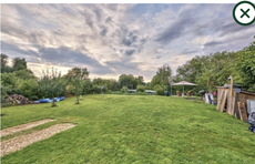 60ft X 80ft freehold mooring plot and wide beam boat.