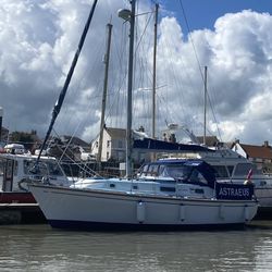 Bilge keel Westerly Konsort near Plymouth
