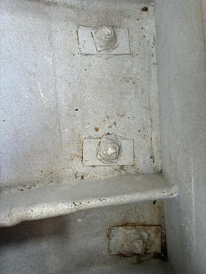 Bilge Keel bolts Port Side