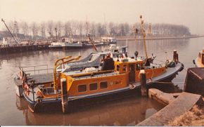 Varend Woonschip ex RWS vlet 14.78