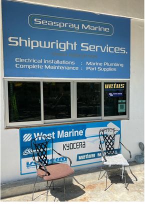 Seaspray Marine Shipwright Services, based at Rebak Marina Island Resort, Langkawi.