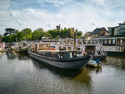 Converted navigable Dutch Barge, Isleworth, TW7