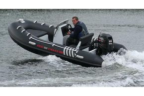 Excel Virago 350 RIB - on the water