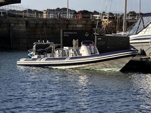 2003 Cobra 8.5m with twin 200hp engines and trailer