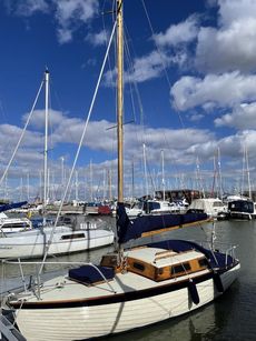 Classic Wooden Sailing Cruiser