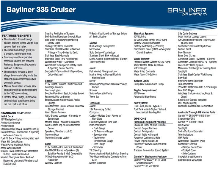 Bayliner 335 Cruiser