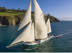 21st C coastal sailing Thames barge