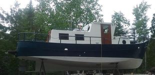 1989 32′ X 10’4  Steel Pleasure Trawler