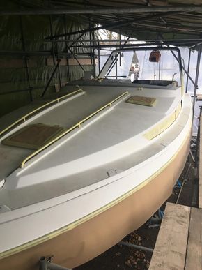 The Boat in our home made workshop