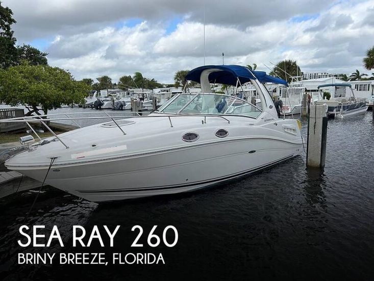 2008 Sea Ray 260 sundeck