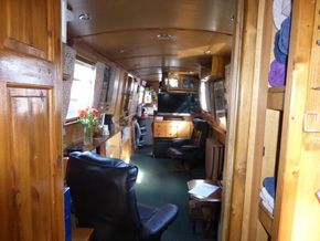 Cain Narrowboat 57'  - Looking Aft