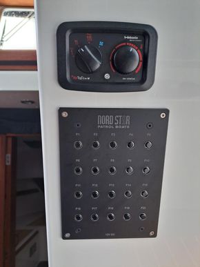 Webasto heater control and 12v fuse panel