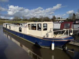 Dutch barge style narrowboat