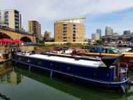 Beautiful steel hulled British barge, E14