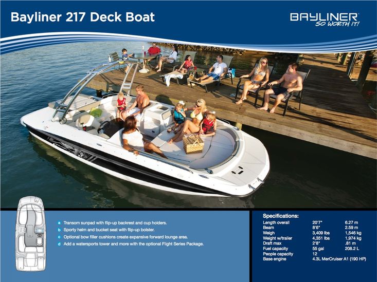 Bayliner 217 Deck Boat