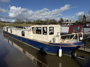 Dutch barge style narrowboat