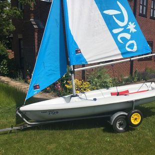 Laser Pico sailing dinghy 11646 - Used a handful of times from new