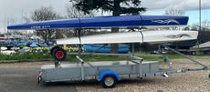 3 Lite Rowing Boats and Storage Trailer