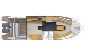 Jeanneau Cap Camarat 10.5 WA - interior diagram