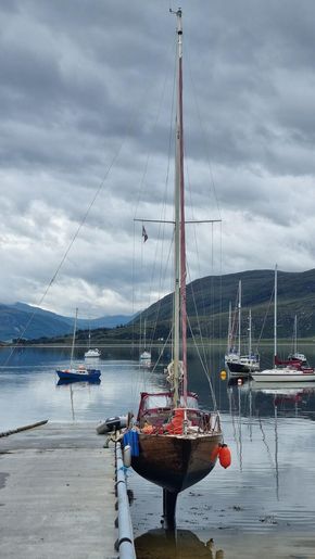 Drying out at Ullapool 2024
