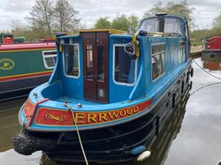 Errwood - A 1994 Marine Cruiser 2 berth cruiser stern narrowboat.