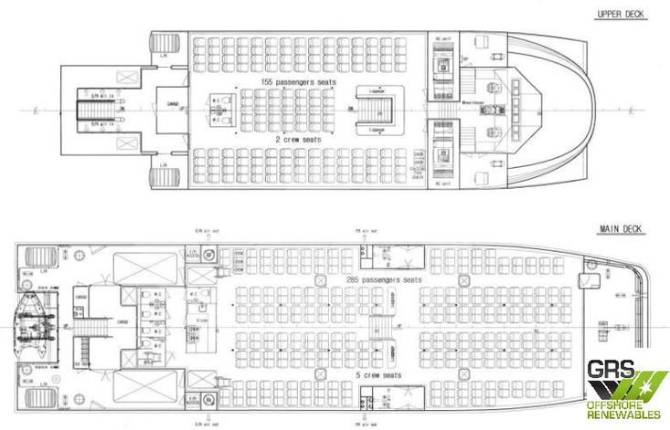 40m / 440 pax Passenger Ship for Sale / #1128844