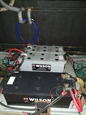 Batteries with isolators