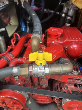 Calorifier isolator valve