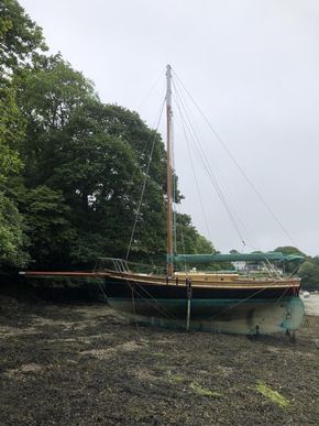 On beach berth